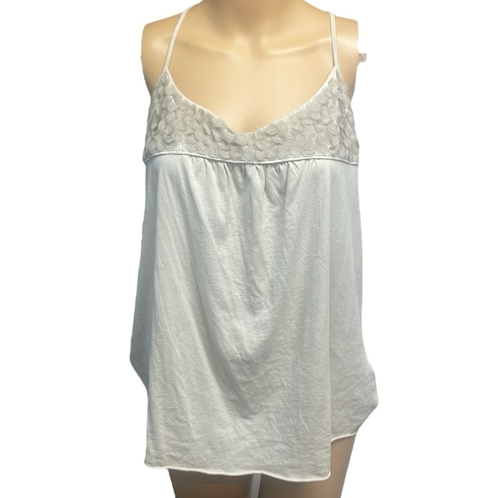 J crew spaghetti strap, light grey, size M